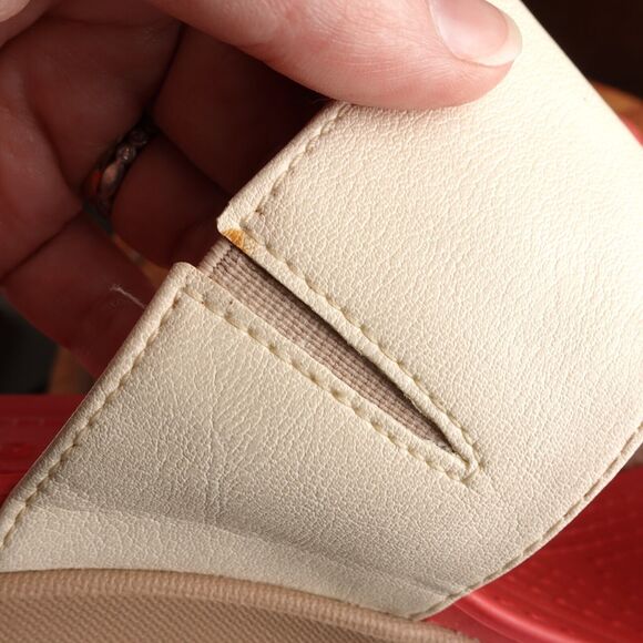 Crocs Sandals Womens Size 10 Pink Leigh II Wedge Slip On Floral Heels Shoes READ - Picture 12 of 16